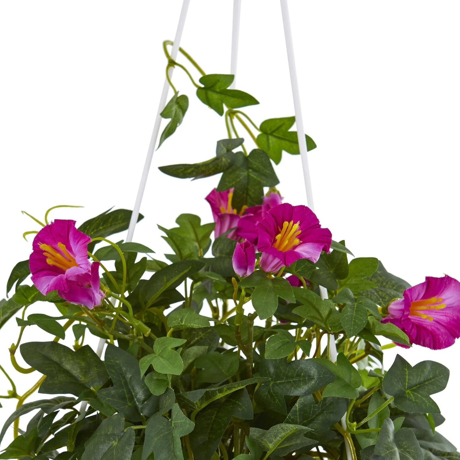 30” Petunia Hanging Basket Artificial Plant 2 30” Petunia Hanging Basket Artificial Plant - Image 2