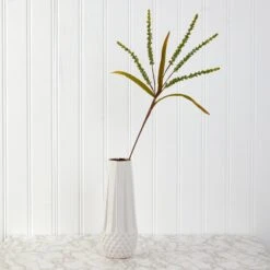 30” Wheat Harvest Artificial Flower (Set Of 12) 5 30” Wheat Harvest Artificial Flower (Set Of 12) -Artificial Trees Store artificial 30 wheat harvest artificial flower set of 12 nearly natural 581851