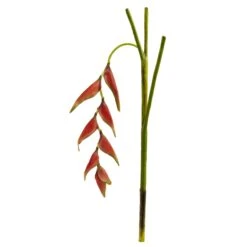 31’’ Hanging Heliconia Artificial Flower (Set Of 4)