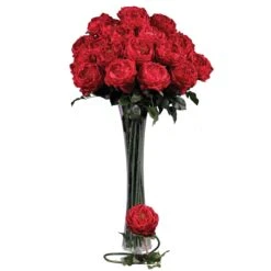 31" Large Rose Stem (Set Of 12)" -Artificial Trees Store artificial 31 large rose stem set of 12 nearly natural 521524