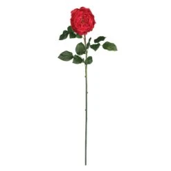 31" Large Rose Stem (Set Of 12)" -Artificial Trees Store artificial 31 large rose stem set of 12 nearly natural red 501598