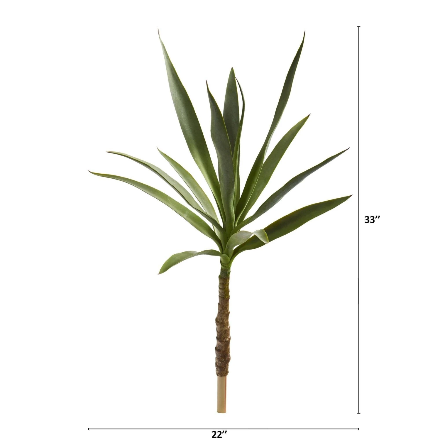 33” Yucca Head Artificial Plant (Set Of 2) 2 33” Yucca Head Artificial Plant (Set Of 2) - Image 2