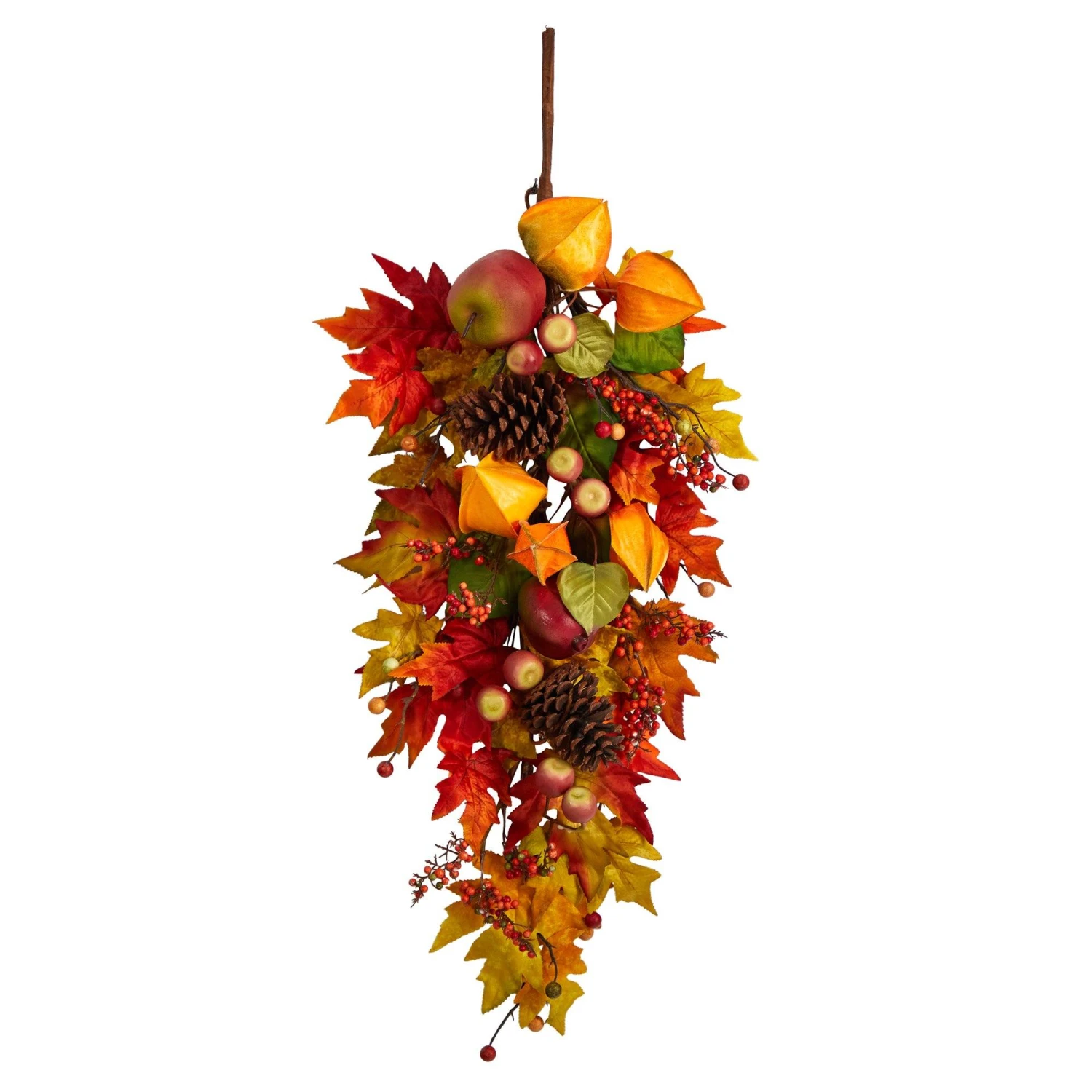 35” Autumn Maple Leaf And Berries Fall Teardrop 1 35” Autumn Maple Leaf And Berries Fall Teardrop