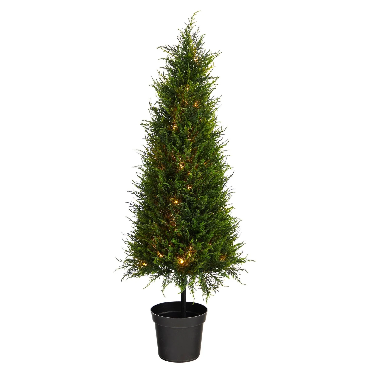 3.5’ Cypress Artificial Tree With 350 LED Lights UV Resistant (Indoor/Outdoor) 1 3.5’ Cypress Artificial Tree With 350 LED Lights UV Resistant (Indoor/Outdoor)