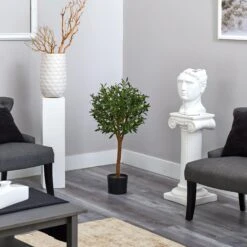 3.5’ Olive Artificial Tree In Nursery Planter 5 3.5’ Olive Artificial Tree In Nursery Planter -Artificial Trees Store artificial 35 olive artificial tree in nursery planter nearly natural 877154