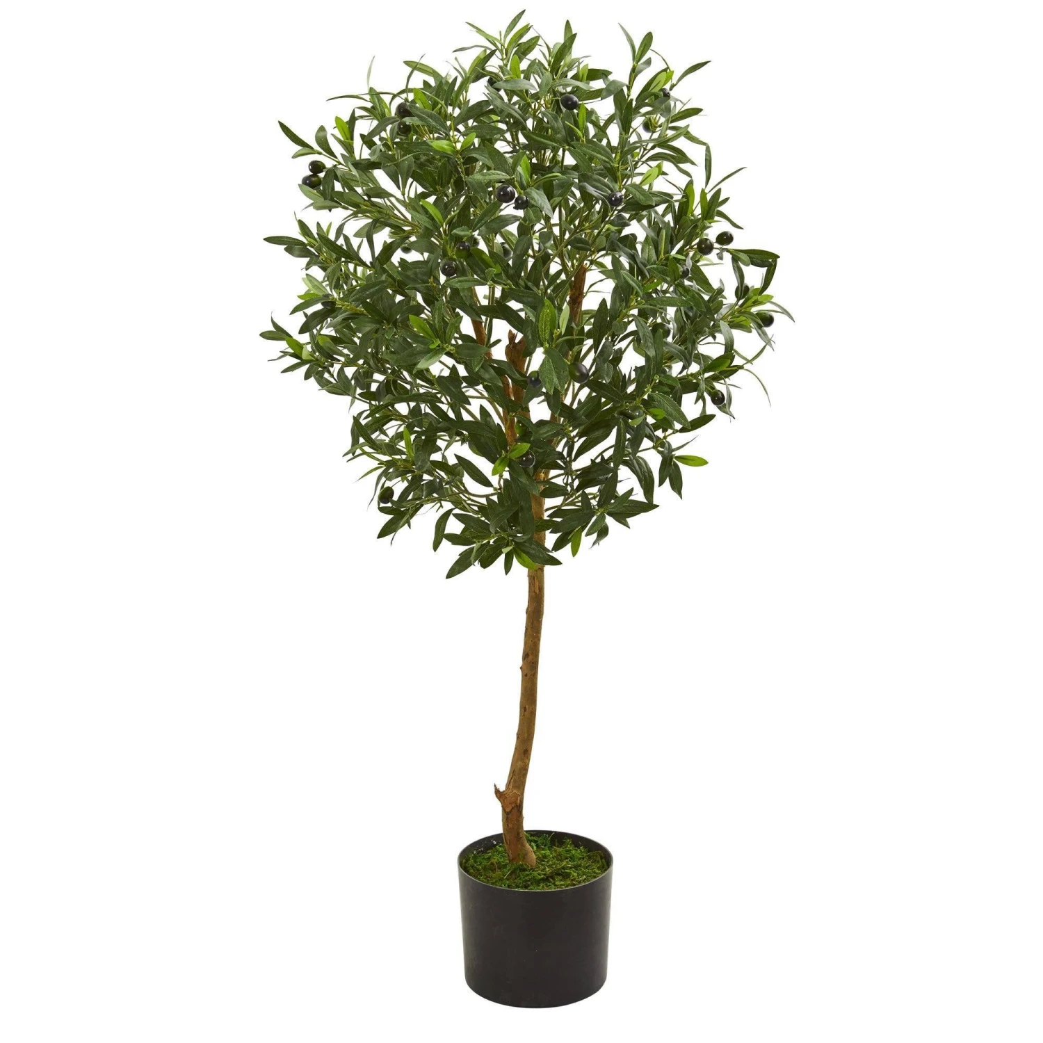 3.5’ Olive Artificial Tree In Nursery Planter 1 3.5’ Olive Artificial Tree In Nursery Planter