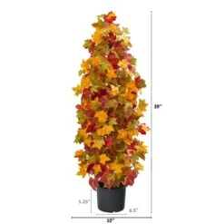 39” Autumn Maple Artificial Tree 5 39” Autumn Maple Artificial Tree -Artificial Trees Store artificial 39 autumn maple artificial tree nearly natural 530254