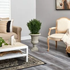 39” Cedar Artificial Tree In Sand Finished Urn (Indoor/Outdoor) -Artificial Trees Store artificial 39 cedar artificial tree in sand finished urn indooroutdoor nearly natural 774973