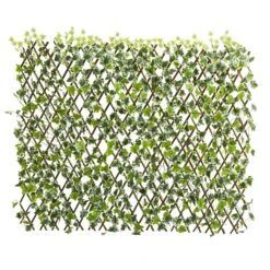 39” English Ivy Expandable Fence UV Resistant & Waterproof Trellis