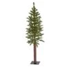 4’ Alaskan Alpine Artificial Christmas Tree With 50 Clear Microdot (Multifunction) LED Lights And 56 Bendable Branches