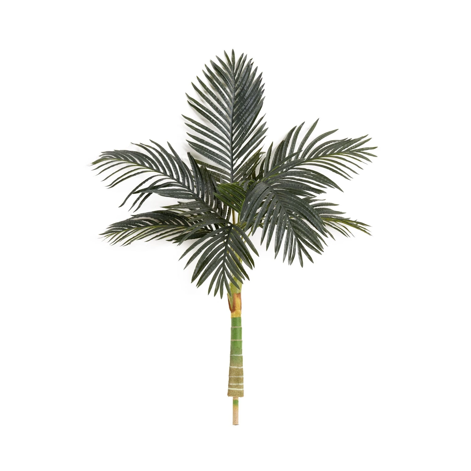 4’ Artificial Golden Cane Palm Tree Without Pot 1 4’ Artificial Golden Cane Palm Tree Without Pot