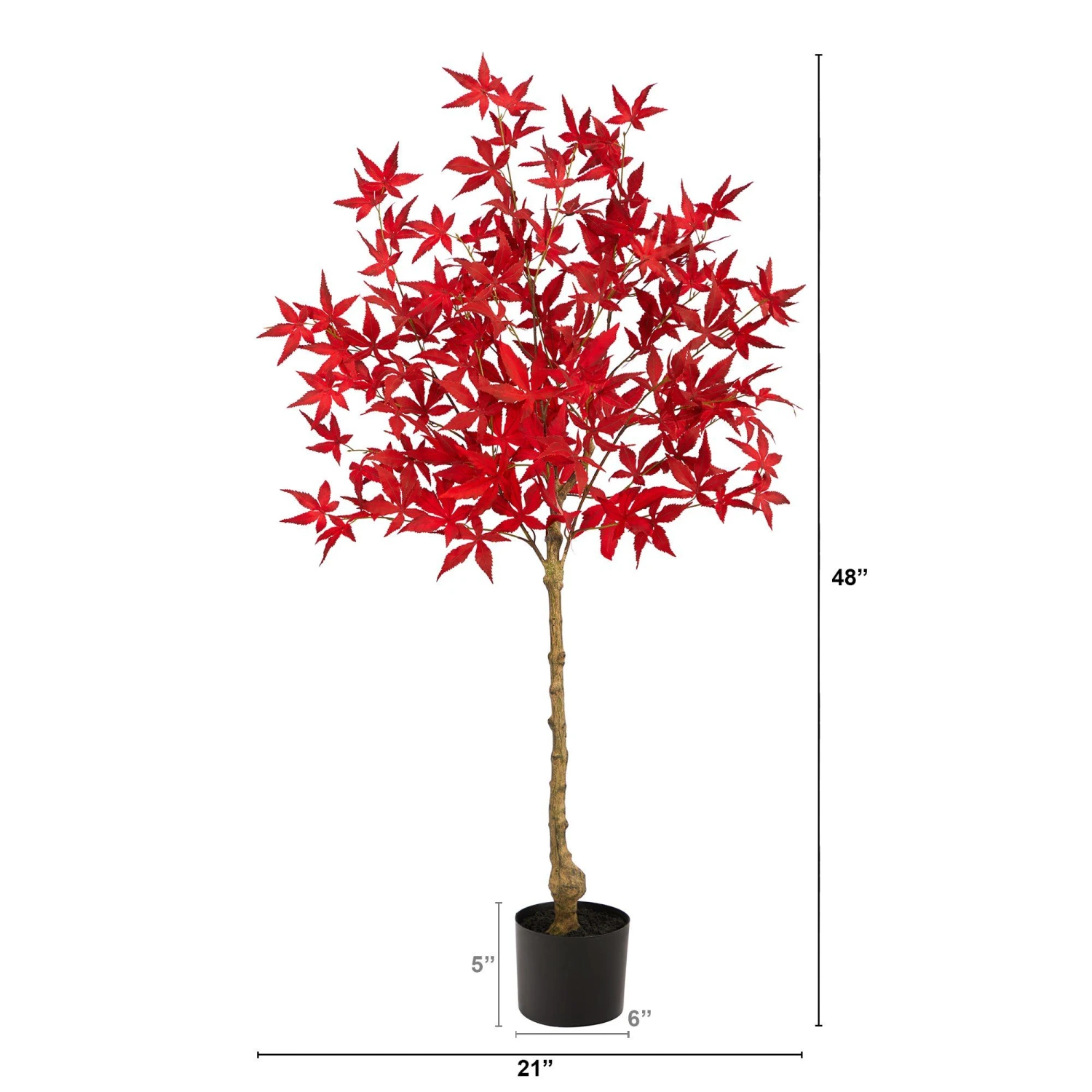 4’ Autumn Maple Artificial Fall Tree 3 4’ Autumn Maple Artificial Fall Tree - Image 3