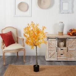 4' Autumn Maple Artificial Tree -Artificial Trees Store artificial 4 autumn maple artificial tree nearly natural 299381