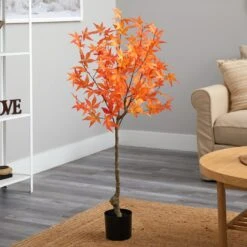 4' Autumn Maple Artificial Tree -Artificial Trees Store artificial 4 autumn maple artificial tree nearly natural 471943
