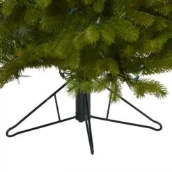 4' Cambridge Spruce Flat Back Artificial Christmas Tree With 100 Warm White (Multifunction) LED Lights And 221 Bendable Branches 15 4' Cambridge Spruce Flat Back Artificial Christmas Tree With 100 Warm White (Multifunction) LED Lights And 221 Bendable Branches -Artificial Trees Store artificial 4 cambridge spruce flat back artificial christmas tree with 100 warm white multifunction led ligh nearly natural 412454