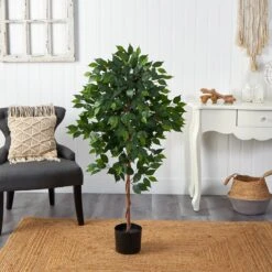 4’ Ficus Artificial Tree -Artificial Trees Store artificial 4 ficus artificial tree nearly natural 962363