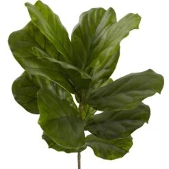 4’ Fiddle Leaf Tree UV Resistant (Indoor/Outdoor) -Artificial Trees Store artificial 4 fiddle leaf tree uv resistant indooroutdoor nearly natural 475646