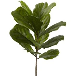 4’ Fiddle Leaf Tree UV Resistant (Indoor/Outdoor) -Artificial Trees Store artificial 4 fiddle leaf tree uv resistant indooroutdoor nearly natural 715939