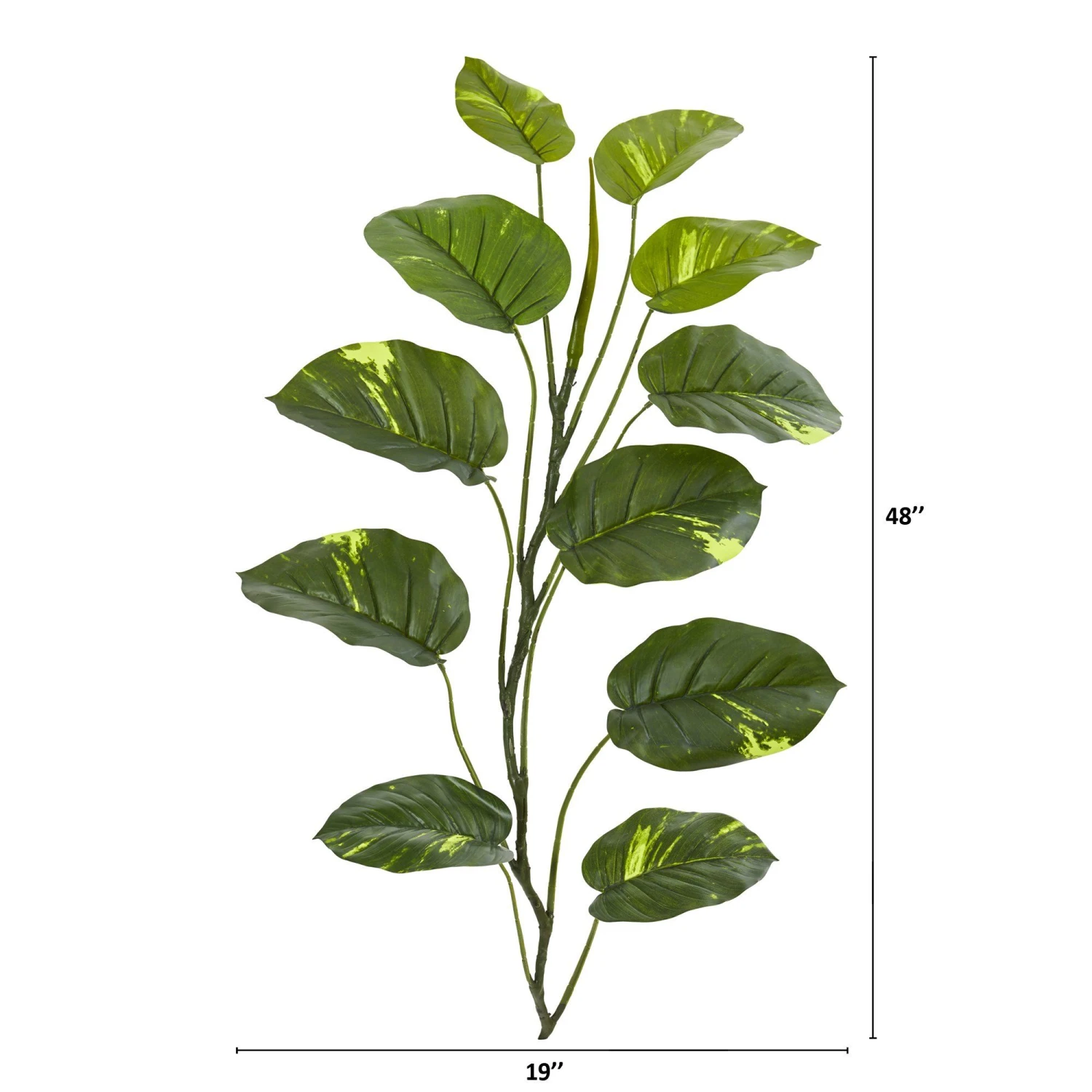 4' Large Leaf Pothos Artificial Vinning Plant (set Of 4) 2 4' Large Leaf Pothos Artificial Vinning Plant (set Of 4) - Image 2