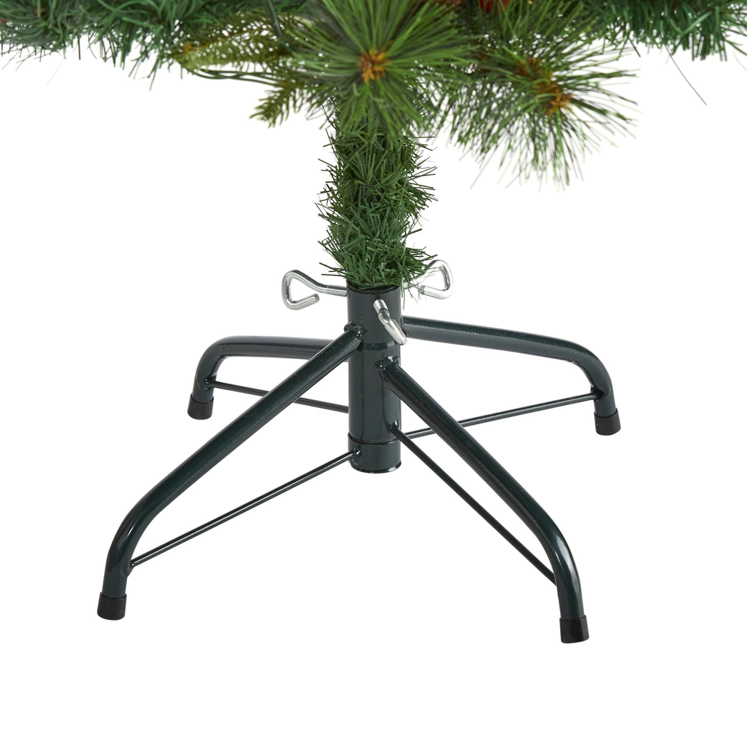 4’ Mixed Pine Artificial Christmas Tree With 100 Clear LED Lights, Pine Cones And Berries 4 4’ Mixed Pine Artificial Christmas Tree With 100 Clear LED Lights, Pine Cones And Berries - Image 4