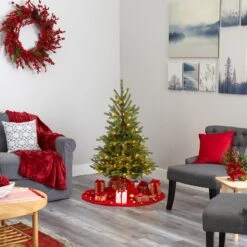 4’ North Carolina Spruce Artificial Christmas Tree With 100 Clear Lights And 207 Bendable Branches 12 4’ North Carolina Spruce Artificial Christmas Tree With 100 Clear Lights And 207 Bendable Branches -Artificial Trees Store artificial 4 north carolina spruce artificial christmas tree with 100 clear lights and 207 bendable branches nearly natural 485302