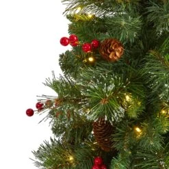 4’ Pine, Pinecone And Berries Artificial Christmas Tree With 100 Clear LED Lights In Decorative Urn 9 4’ Pine, Pinecone And Berries Artificial Christmas Tree With 100 Clear LED Lights In Decorative Urn -Artificial Trees Store artificial 4 pine pinecone and berries artificial christmas tree with 100 clear led lights in decorative urn nearly natural 186795