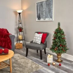 4’ Pine, Pinecone And Berries Artificial Christmas Tree With 100 Clear LED Lights In Decorative Urn 11 4’ Pine, Pinecone And Berries Artificial Christmas Tree With 100 Clear LED Lights In Decorative Urn -Artificial Trees Store artificial 4 pine pinecone and berries artificial christmas tree with 100 clear led lights in decorative urn nearly natural 614056