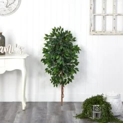 4’ Single Ficus Artificial Tree (No Pot) -Artificial Trees Store artificial 4 single ficus artificial tree no pot nearly natural 309008