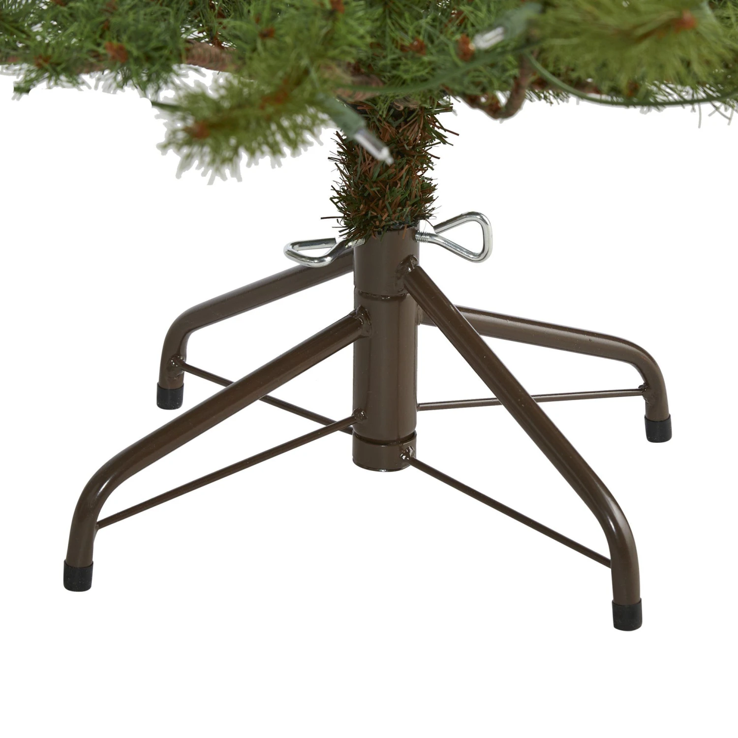 4’ Vancouver Mountain Pine Artificial Christmas Tree With 100 Clear Lights And 374 Bendable Branches 4 4’ Vancouver Mountain Pine Artificial Christmas Tree With 100 Clear Lights And 374 Bendable Branches - Image 4