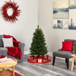 4’ West Virginia Mountain Pine Artificial Christmas Tree With 100 Clear Lights And 322 Bendable Branches 12 4’ West Virginia Mountain Pine Artificial Christmas Tree With 100 Clear Lights And 322 Bendable Branches -Artificial Trees Store artificial 4 west virginia mountain pine artificial christmas tree with 100 clear lights and 322 bendable branches nearly natural 728163