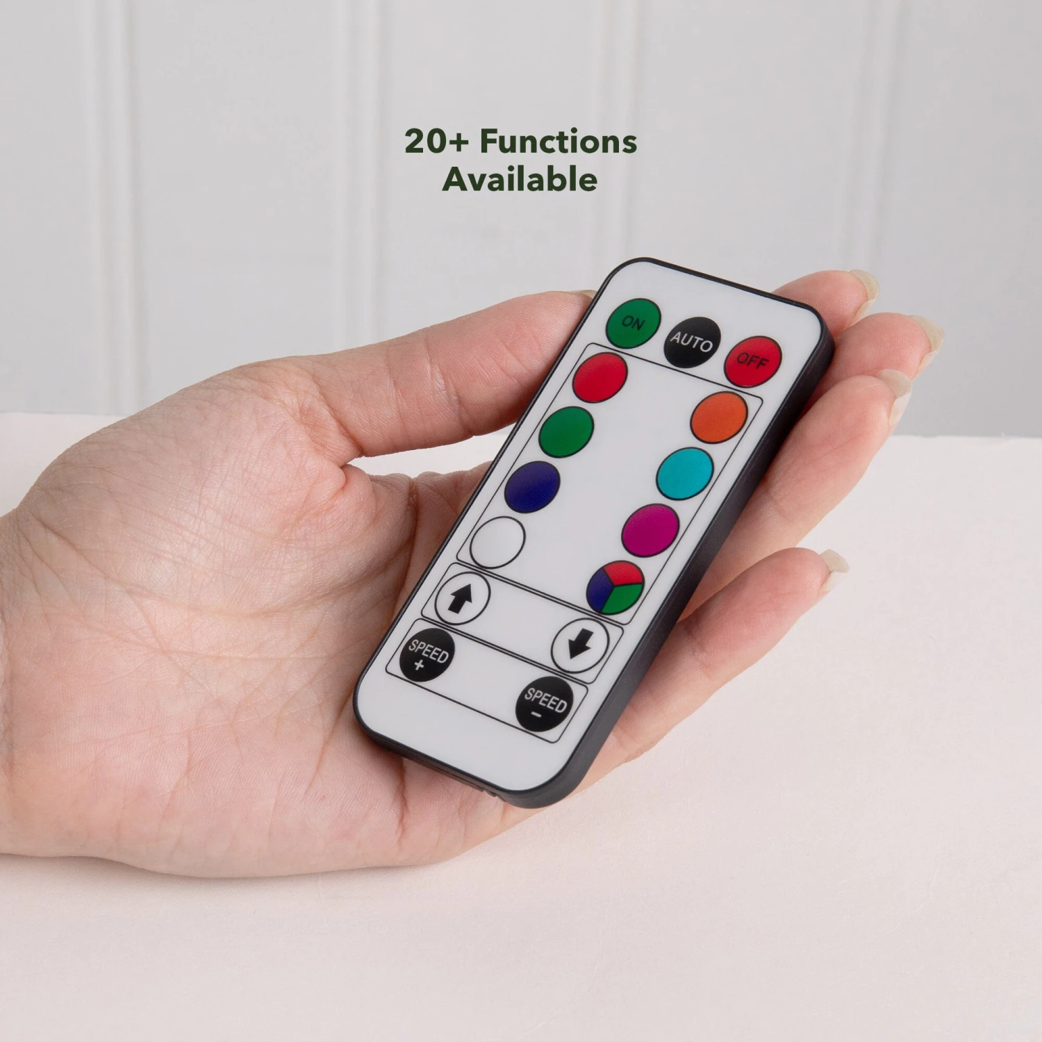 4' White Pre-Lit Fiber Optic Artificial Christmas Tree With 120 Colorful LED And Remote Control Show 10 4' White Pre-Lit Fiber Optic Artificial Christmas Tree With 120 Colorful LED And Remote Control Show - Image 10