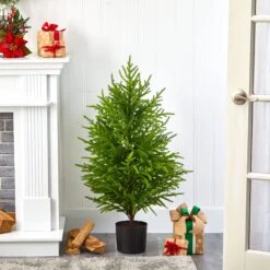 40” Norfolk Island Pine “Natural Look” Artificial Christmas Tree -Artificial Trees Store artificial 40 norfolk island pine natural look artificial tree nearly natural 684883