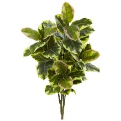 40” Rubber Leaf Artificial Plant (Real Touch) (Set Of 2)