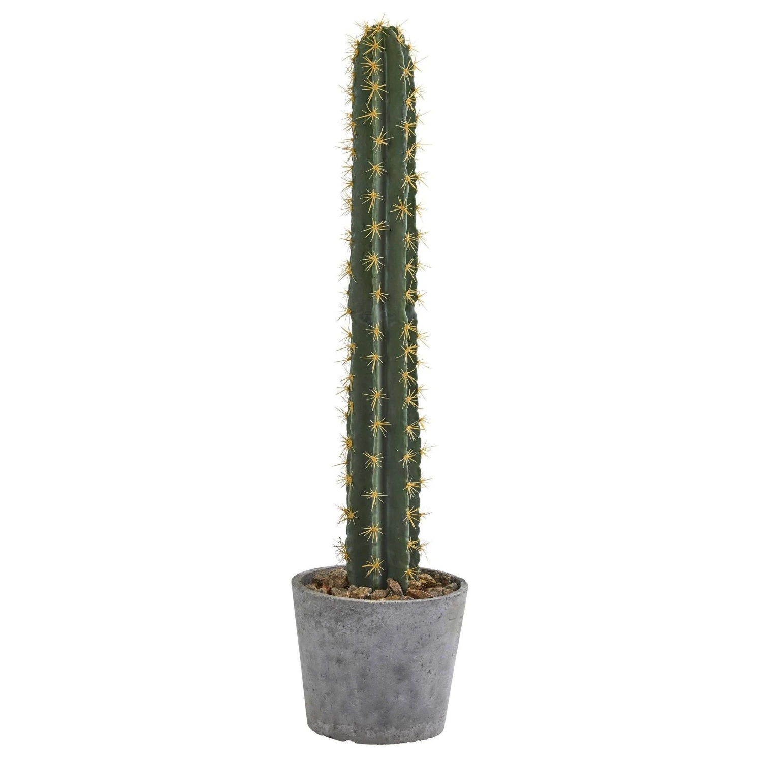 41” Cactus In Stone Planter Artificial Plant 1 41” Cactus In Stone Planter Artificial Plant