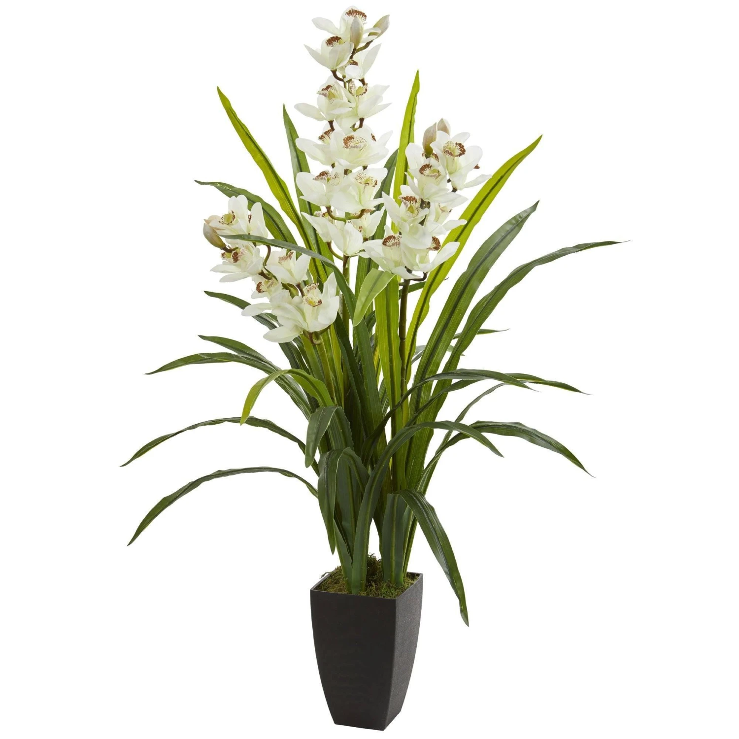 45” Cymbidium Orchid Artificial Plant 1 45” Cymbidium Orchid Artificial Plant