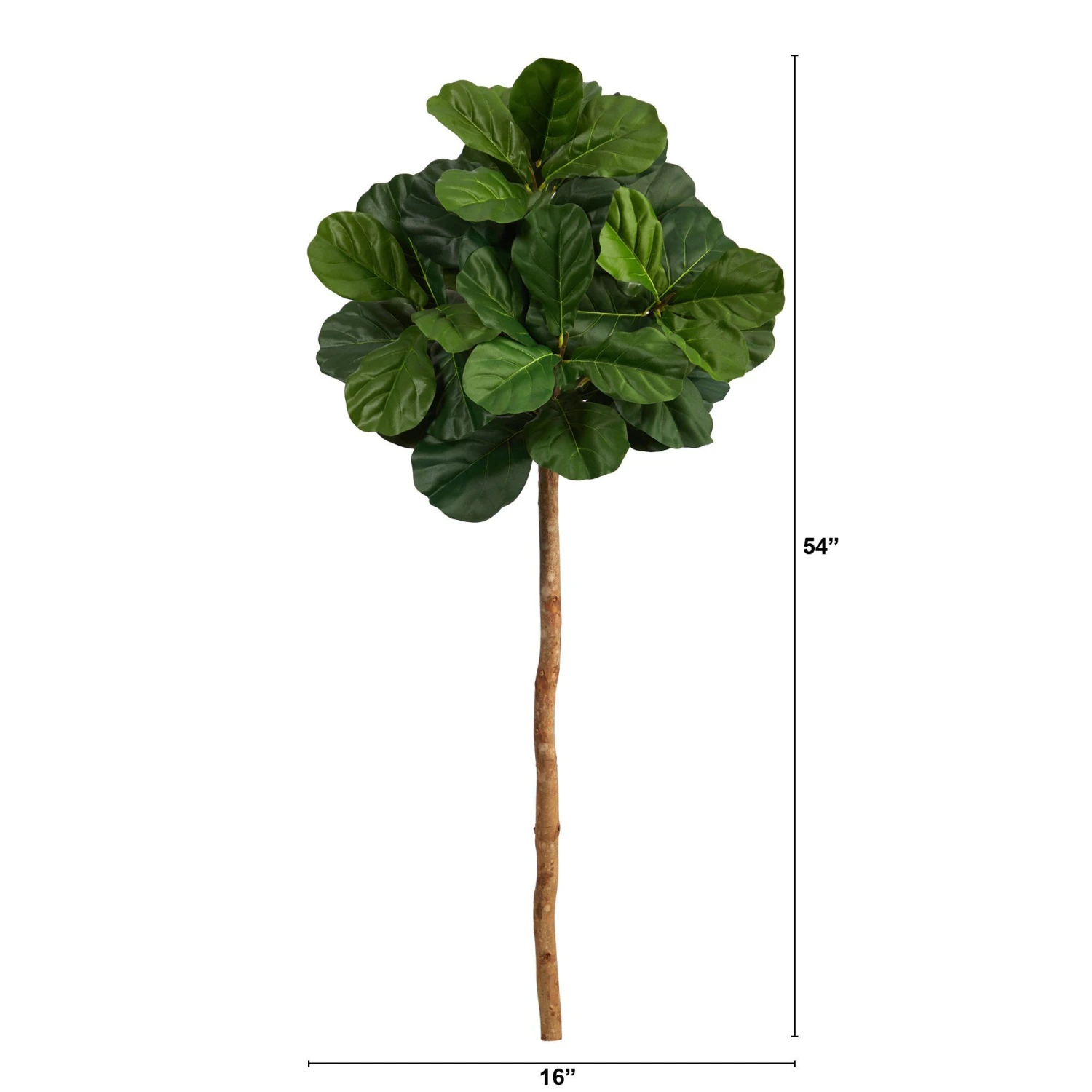 4.5' Fiddle Leaf Artificial Tree (No Pot) 2 4.5' Fiddle Leaf Artificial Tree (No Pot) - Image 2