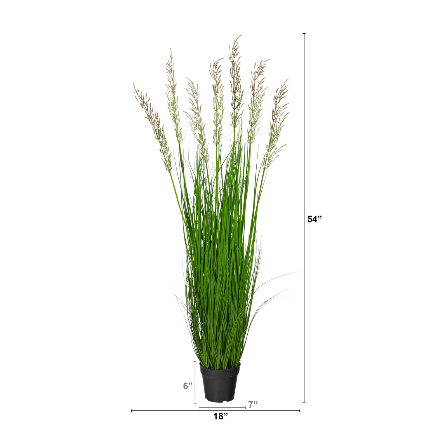 4.5’ Artificial Plum Grass Plant 2 4.5’ Artificial Plum Grass Plant - Image 2