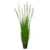 4.5’ Artificial Plum Grass Plant