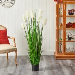 4.5’ Plum Grass Artificial Plant -Artificial Trees Store artificial 45 plum grass artificial plant nearly natural 617500