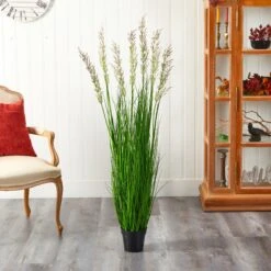 4.5’ Artificial Plum Grass Plant 7 4.5’ Artificial Plum Grass Plant -Artificial Trees Store artificial 45 plum grass artificial plant nearly natural 930926