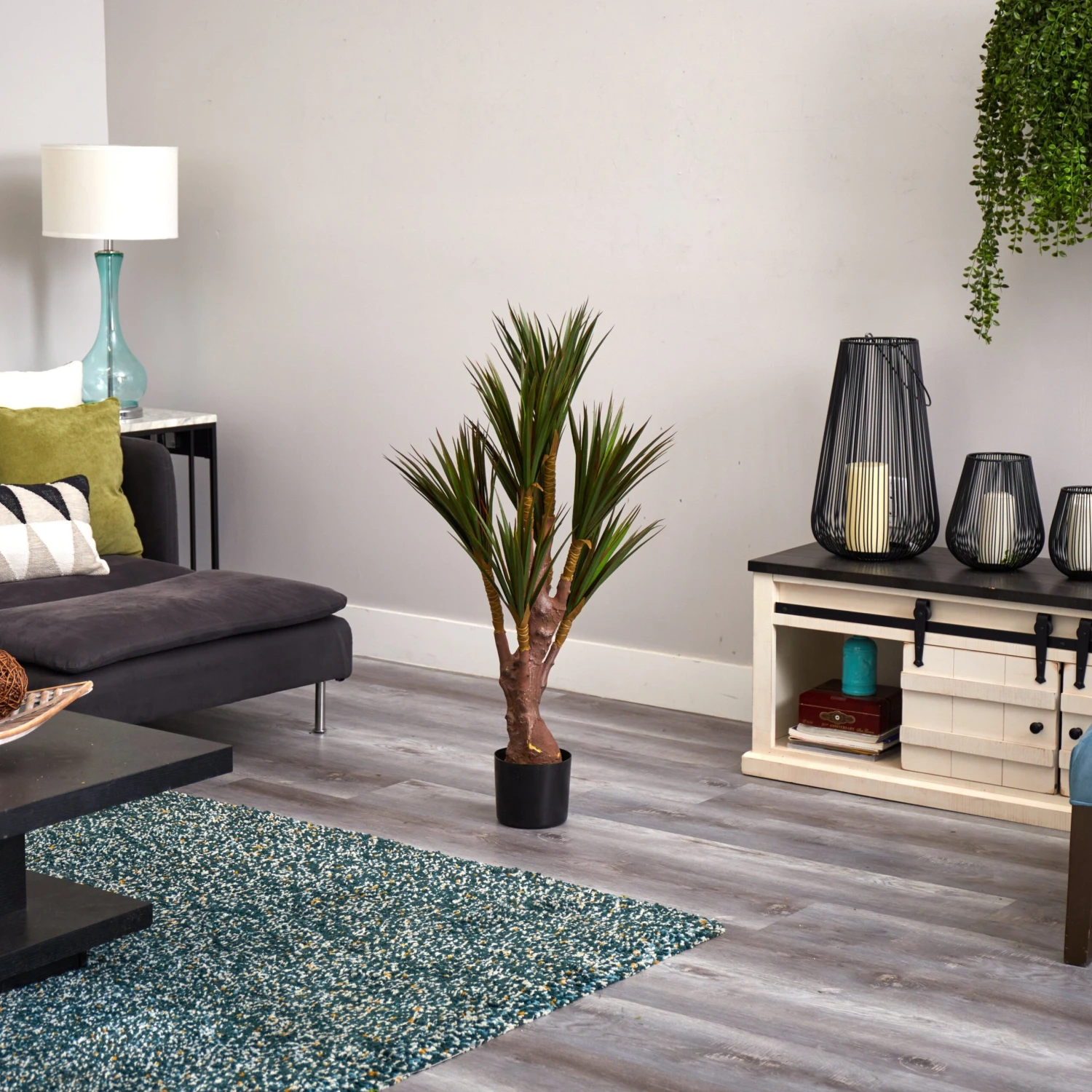 46” Yucca Artificial Tree UV Resistant (Indoor/Outdoor) 3 46” Yucca Artificial Tree UV Resistant (Indoor/Outdoor) - Image 3