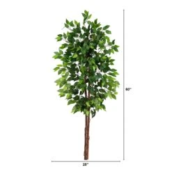 5’ Artificial Double Trunk Ficus Tree (No Pot) -Artificial Trees Store artificial 5 artificial double trunk ficus tree without pot tree nearly natural 206805