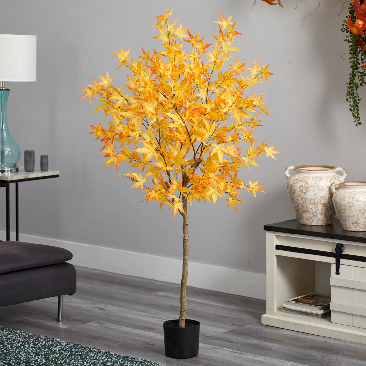 5' Autumn Maple Artificial Fall Tree 3 5' Autumn Maple Artificial Fall Tree - Image 3