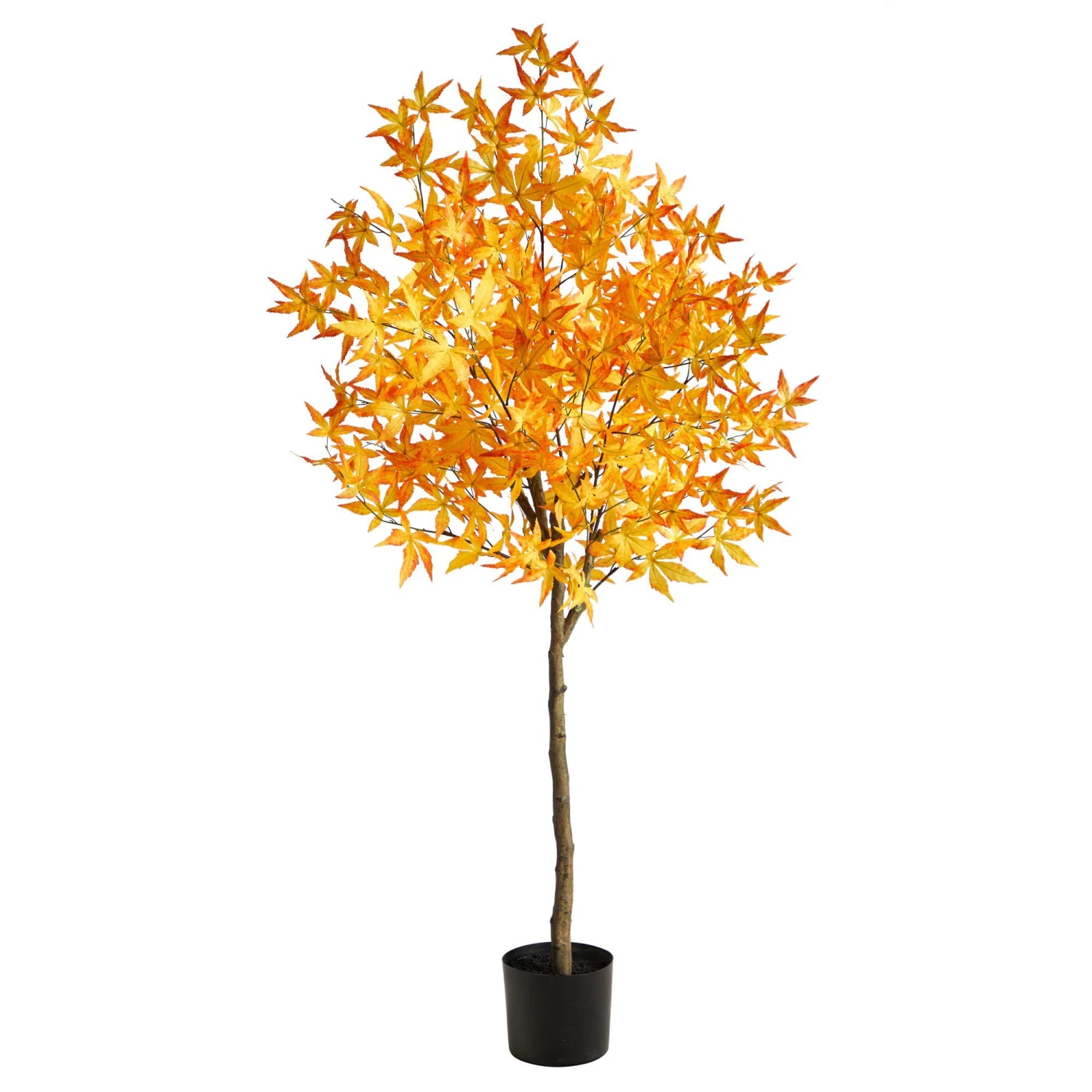5' Autumn Maple Artificial Tree 3 5' Autumn Maple Artificial Tree - Image 3