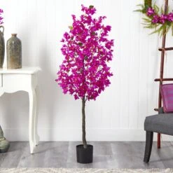 5’ Bougainvillea Artificial Tree -Artificial Trees Store artificial 5 bougainvillea artificial tree nearly natural 422535