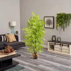 5’ Bracken Fern Artificial Tree 7 5’ Bracken Fern Artificial Tree -Artificial Trees Store artificial 5 bracken fern artificial tree nearly natural 714485