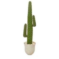 5’ Cactus Artificial Plant In Decorative Urn