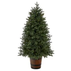 5' Colorado Aspen Pre-Lit Porch Artificial Christmas Tree -Artificial Trees Store artificial 5 colorado aspen pre lit porch tree with 200 led lights and 497 branches in decorative planter nearly natural 845545
