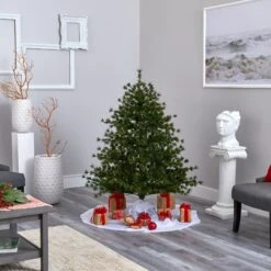 5’ Colorado Mountain Pine Artificial Christmas Tree With 250 Lights, 669 Branches And Pine Cones -Artificial Trees Store artificial 5 colorado mountain pine artificial christmas tree with 250 lights 669 branches and pine cones nearly natural 813579