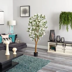 5' Dogwood Silk Tree -Artificial Trees Store artificial 5 dogwood silk tree nearly natural 951314